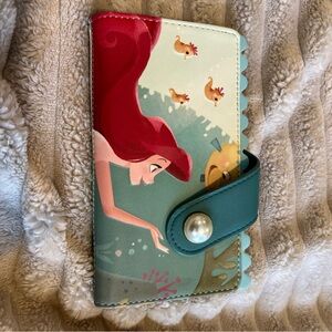 Loungefly Ariel Themed Wallet with Pearl Accent
